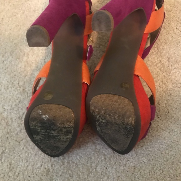 Sole Society color block heels - Picture 4 of 6